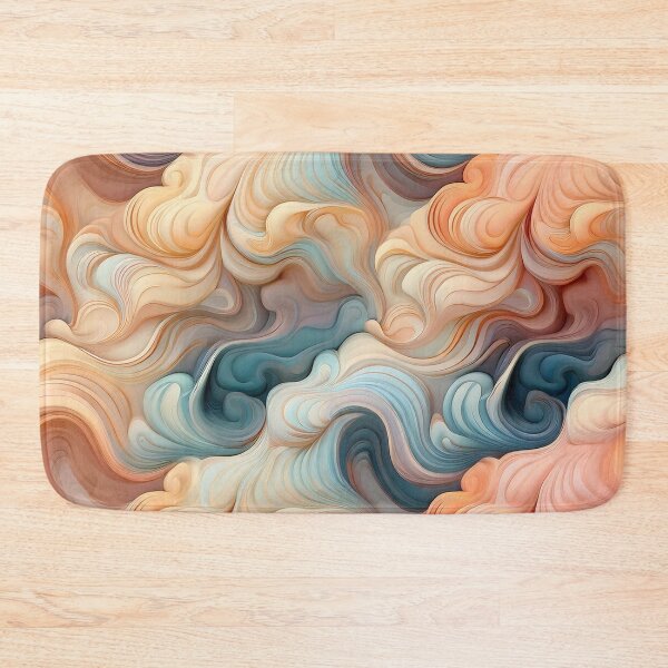 Item preview, surreal soft toned, colourful cloud pattern design 10 designed and sold by GeoffBeattie.