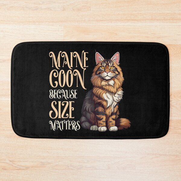 Item preview, Maine Coon Cat - Because Size Matters designed and sold by Kspirit Designs.