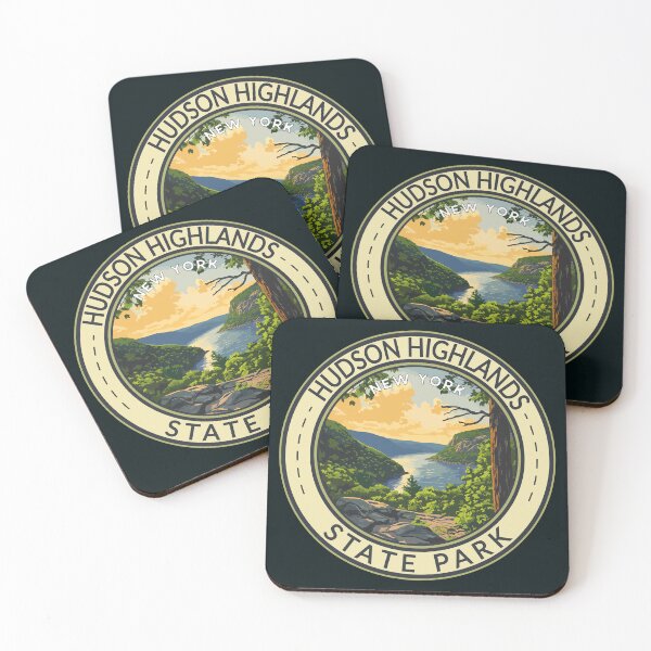 Item preview, Hudson Highlands State Park New York Travel Art Badge designed and sold by KrisSidDesigns.