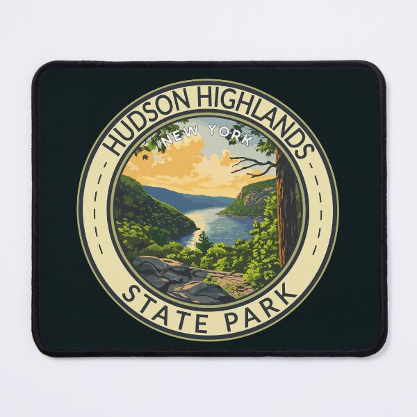 Item preview, Hudson Highlands State Park New York Travel Art Badge designed and sold by KrisSidDesigns.