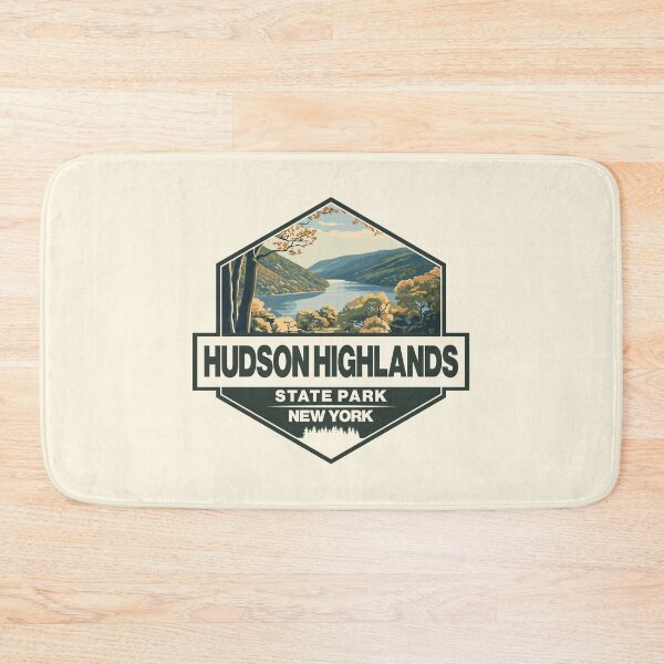 Item preview, Hudson Highlands State Park New York Travel Art Emblem designed and sold by KrisSidDesigns.