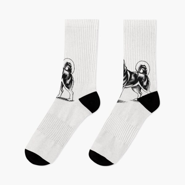 Item preview, A stylized black and white illustration of a siber designed and sold by chessnegocios.