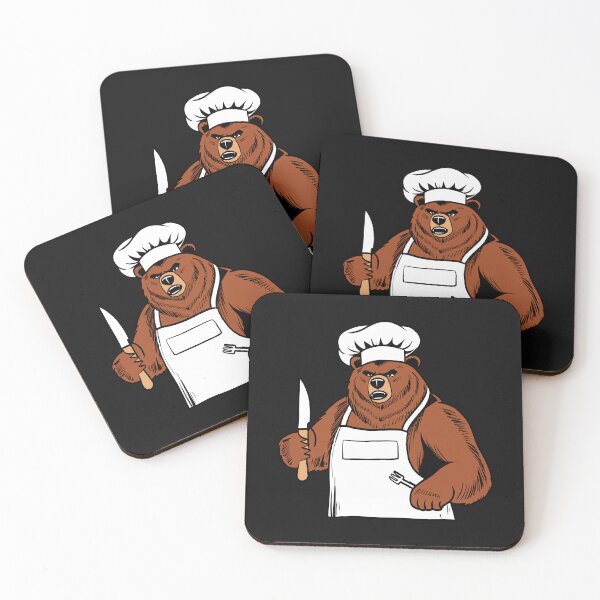 Item preview, Chef Bear, Funny Animal designed and sold by FlashCraft Design.