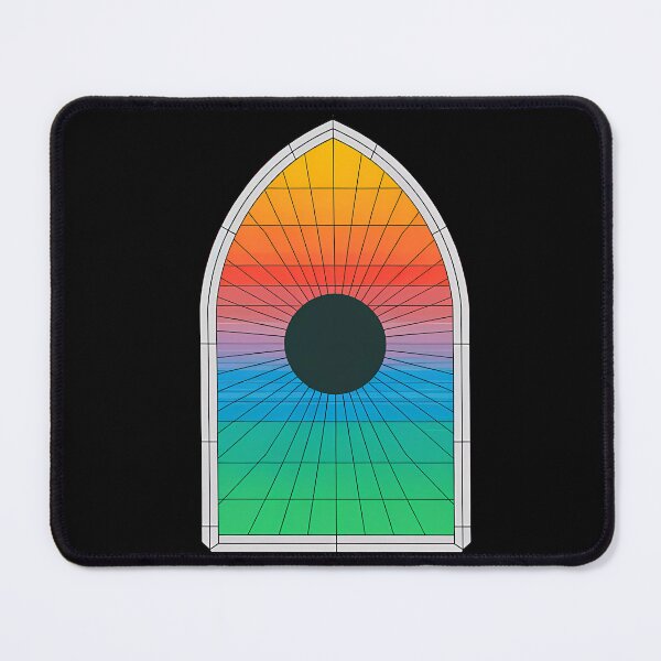 Item preview, Stainglass Solar Eclipse Retro Gothic Portal designed and sold by VitrauxNoirs.