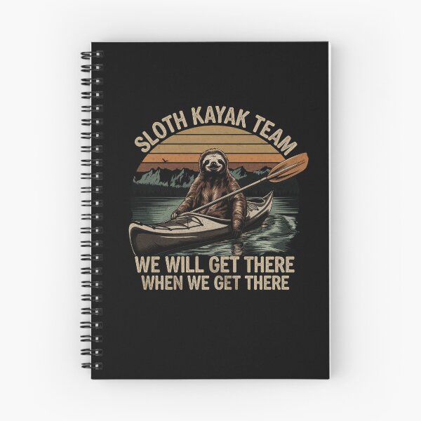 Item preview,   Sloth Kayaking, Sloth Kayak Team funny Vintage Kayaking sayings designed and sold by SOUFIANE1991.