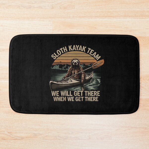Item preview,   Sloth Kayaking, Sloth Kayak Team funny Vintage Kayaking sayings designed and sold by SOUFIANE1991.