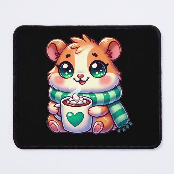 Item preview, Christmas Hamster & Coffee Women Hamster Lover designed and sold by BlueBerry-Pengu.