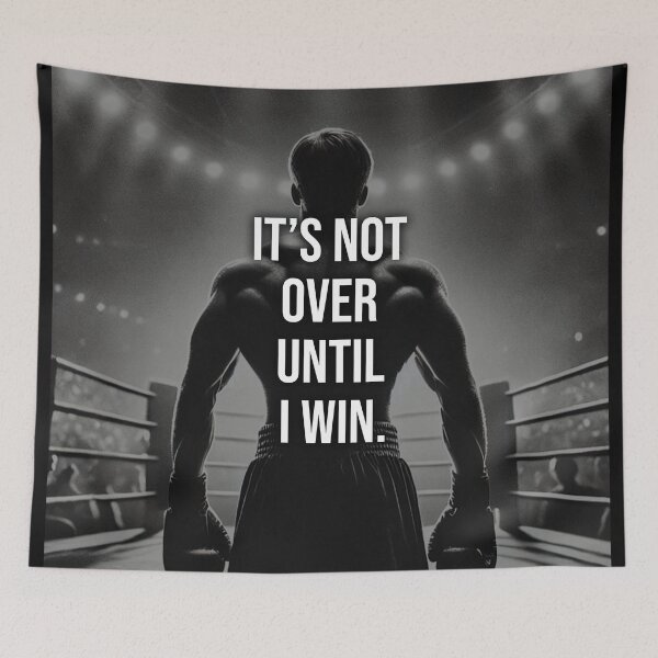 Item preview, Boxer It's Not Over Until I Win Motivational designed and sold by Printend _.
