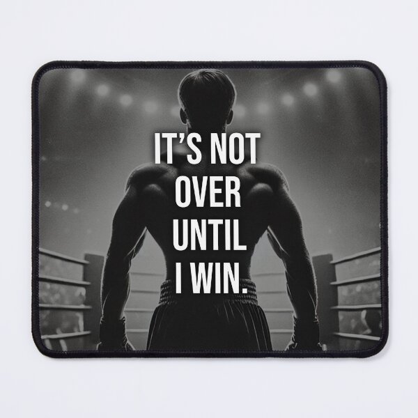 Item preview, Boxer It's Not Over Until I Win Motivational designed and sold by Printend _.