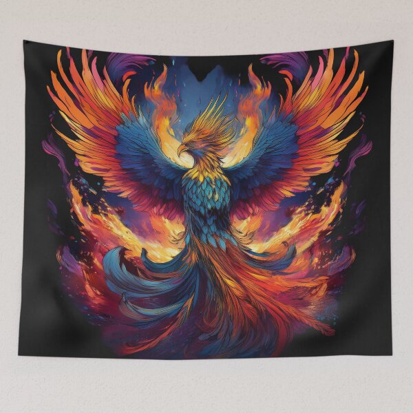 Item preview, phoenix the rising designed and sold by ZibaCentralShop.