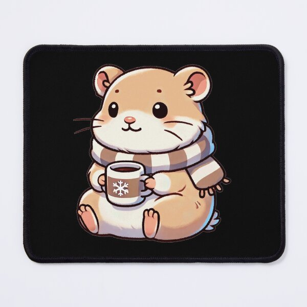 Item preview, Christmas Hamster & Coffee Women Hamster Lover designed and sold by BlueBerry-Pengu.