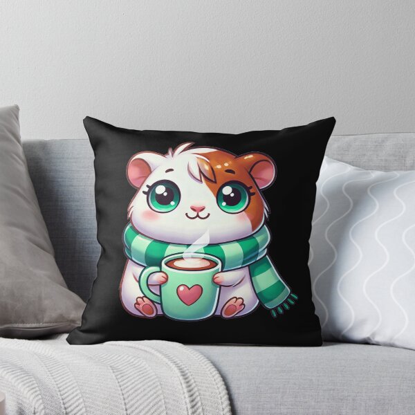 Item preview, Christmas Hamster & Coffee Women Hamster Lover designed and sold by BlueBerry-Pengu.
