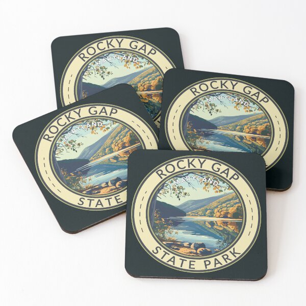 Item preview, Rocky Gap State Park Maryland Travel Art Badge designed and sold by KrisSidDesigns.