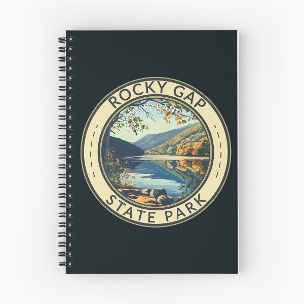 Item preview, Rocky Gap State Park Maryland Travel Art Badge designed and sold by KrisSidDesigns.