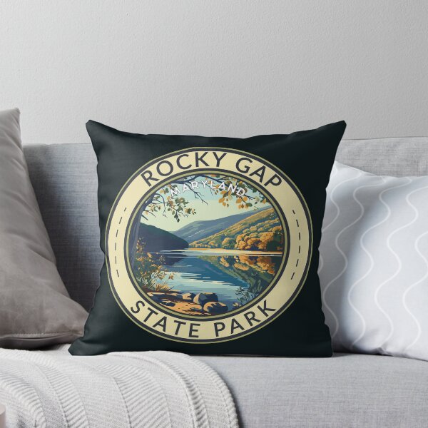 Item preview, Rocky Gap State Park Maryland Travel Art Badge designed and sold by KrisSidDesigns.
