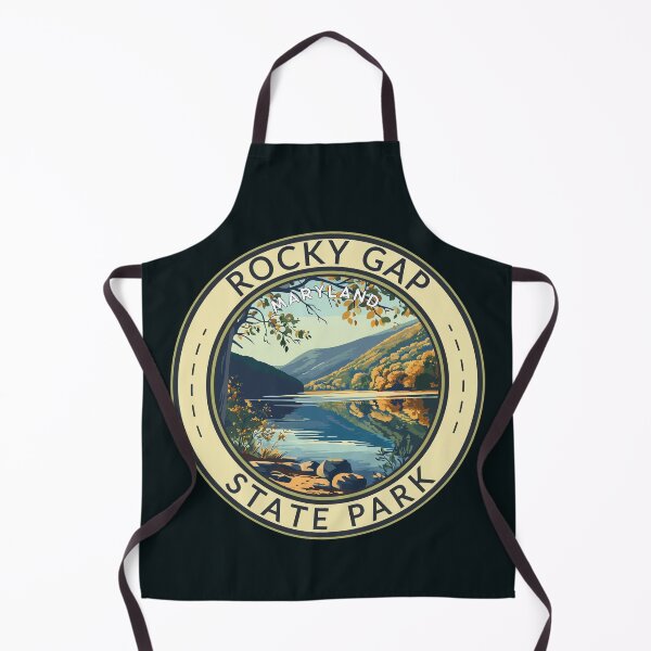 Item preview, Rocky Gap State Park Maryland Travel Art Badge designed and sold by KrisSidDesigns.