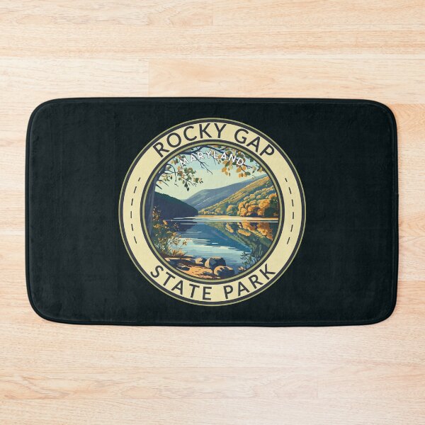 Item preview, Rocky Gap State Park Maryland Travel Art Badge designed and sold by KrisSidDesigns.