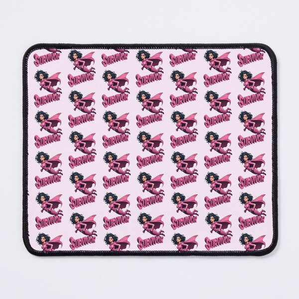 Item preview, Women Survivor Breast Cancer Awareness Superwomen Survivor designed and sold by PurpleLoveStore.