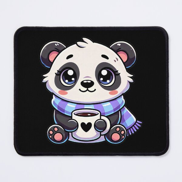 Item preview, Christmas Panda & Coffee Women Panda Lover designed and sold by BlueBerry-Pengu.