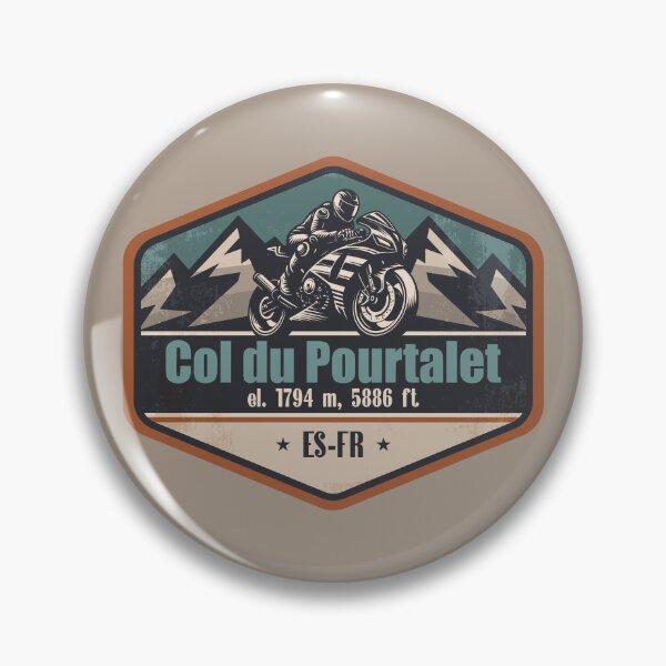 Item preview, Col du Pourtalet Pyrenees Motorcycling Mountain Design designed and sold by CynthiaGraphics.