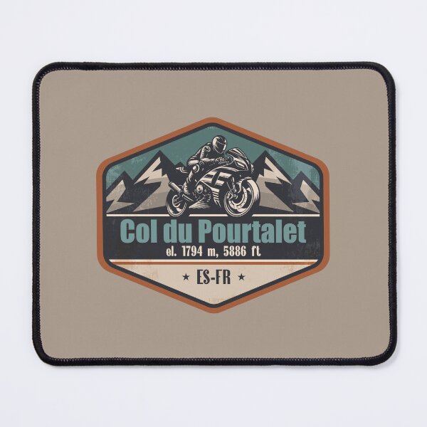 Item preview, Col du Pourtalet Pyrenees Motorcycling Mountain Design designed and sold by CynthiaGraphics.