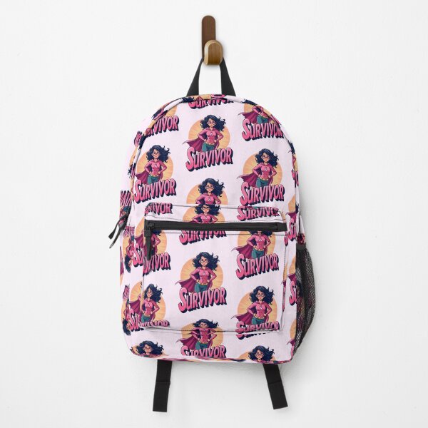 Item preview, Women Survivor Breast Cancer Awareness Superwomen Survivor designed and sold by PurpleLoveStore.