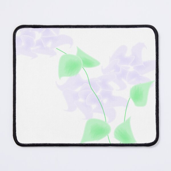 Item preview, blueish purple two flowers and some leaves designed and sold by Nature  Nblossom.
