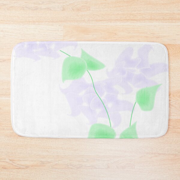 Item preview, blueish purple two flowers and some leaves designed and sold by Nature  Nblossom.