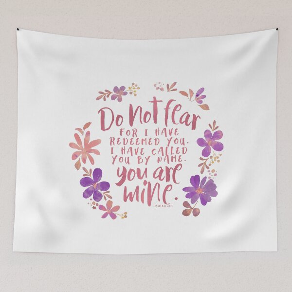 Item preview, Have Called You By Name You Are Mine Isaiah 43:1 Purple designed and sold by amazingjoy.