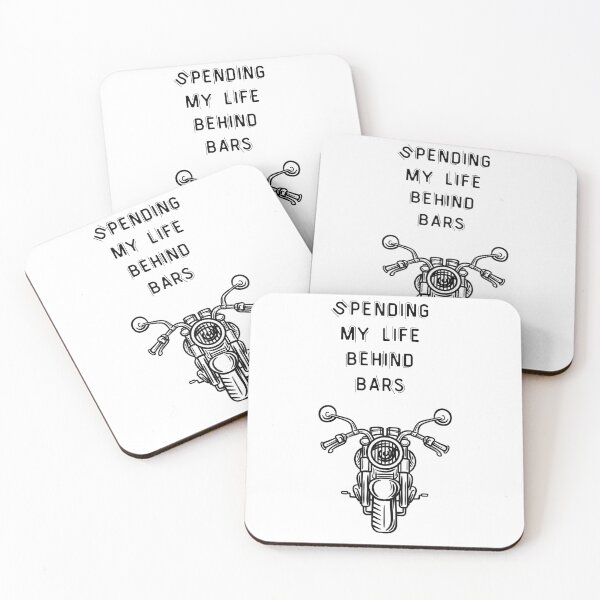 Item preview, Motorcycle humor, spending my life behind bars, stickers and stuff designed and sold by Smallfish1274.