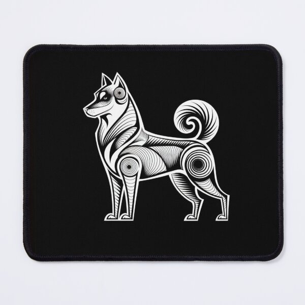 Item preview, A stylized black and white illustration of a siber designed and sold by chessnegocios.