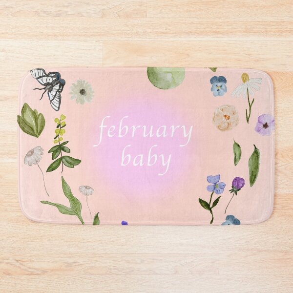 Item preview, February Birthday - Cute Floral Wreath designed and sold by bowsbotanicals.