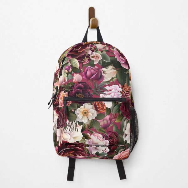 Item preview, Deep Wine Colored Rose Floral Pattern designed and sold by HematiteDesign.