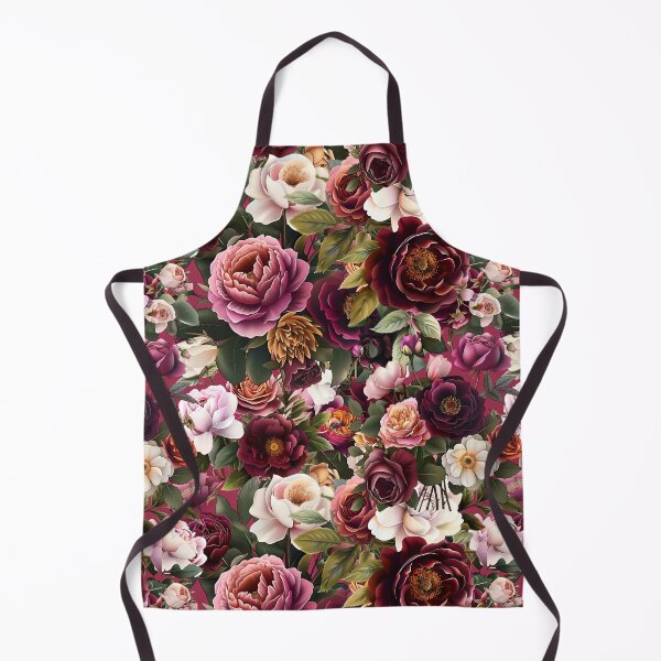 Item preview, Deep Wine Colored Rose Floral Pattern designed and sold by HematiteDesign.