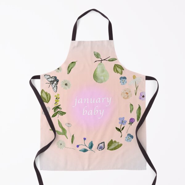 Artikelvorschau, Geburtstag im Januar – Blumen- und Birnenkranz entworfen und verkauft von bowsbotanicals.