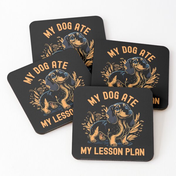 Item preview, My Dog Ate My Lesson Plan | Dachshund Loving Teacher | Teacher Who Loves Dachshund | Teacher Dog Lover | Professor Dog Lover | Educator Dog Lover | Teacher Humor | Dachshund Dog Teacher designed and sold by jadedscientist.