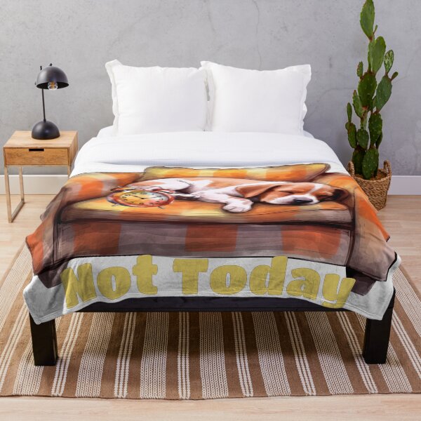 Item preview, Not Today Sleeping Dog designed and sold by Lori Winslow Designs.