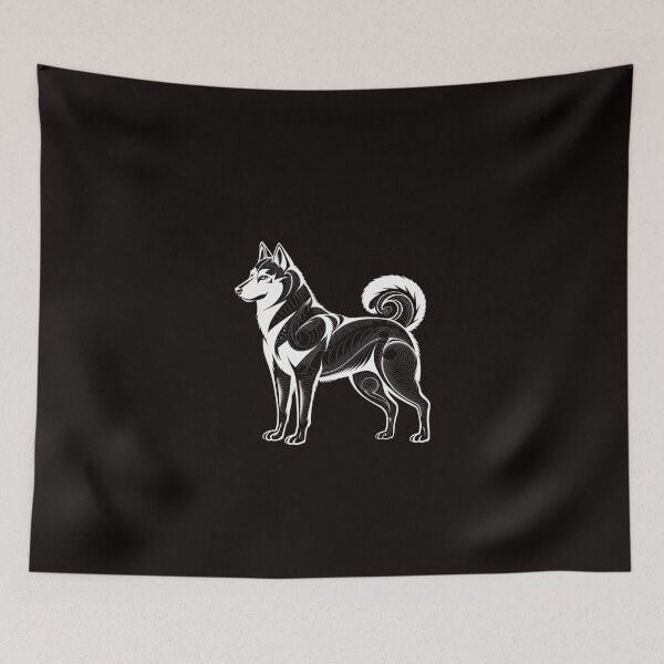 Item preview, A stylized black and white illustration of a siber designed and sold by chessnegocios.