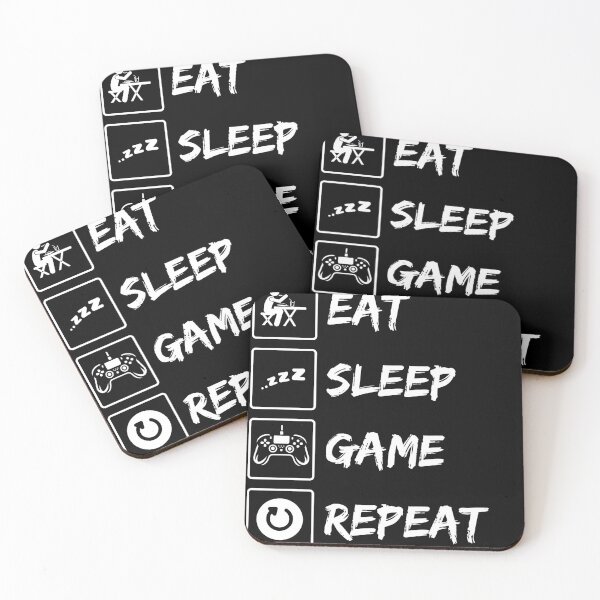 Item preview, Eat Sleep Game Repeat 2024 designed and sold by Hotshots Design.