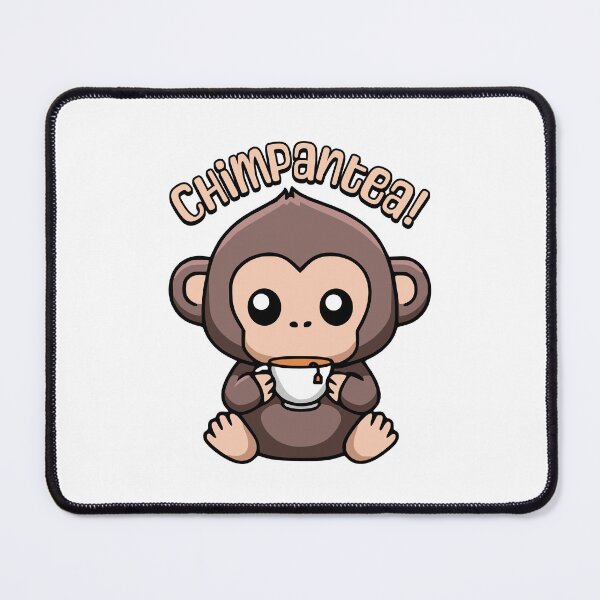 Item preview, Chimpantea! Cute Monkey Tea Pun designed and sold by PMCreative.