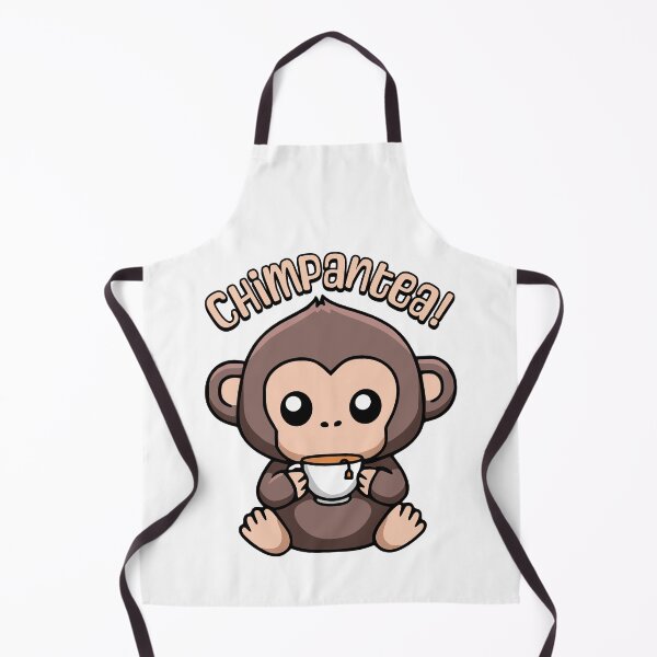 Item preview, Chimpantea! Cute Monkey Tea Pun designed and sold by PMCreative.