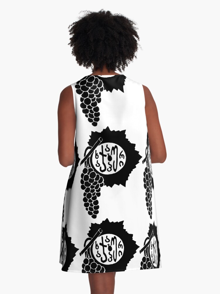 Thumbnail 3 of 4, A-Line Dress, Restorani Khachapuri logo designed and sold by DostoyevskyNSon.