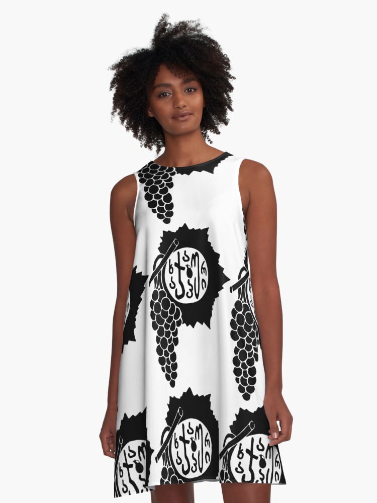 Thumbnail 1 of 4, A-Line Dress, Restorani Khachapuri logo designed and sold by DostoyevskyNSon.