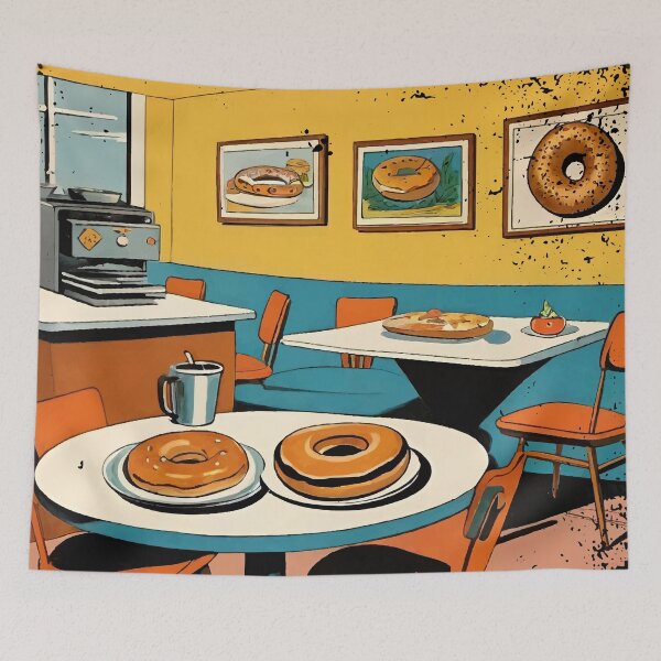 Item preview, Bagels Funny Food designed and sold by karolinahinc.