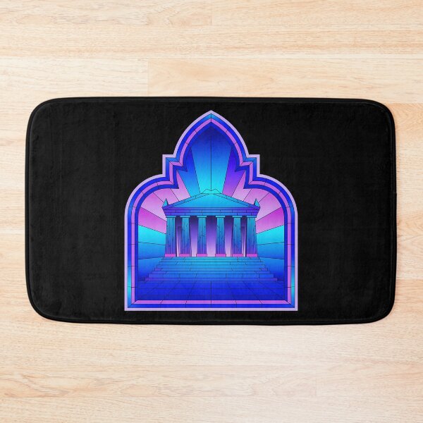 Item preview, Stainglass Pantheon Temple Retro Gothic Portal designed and sold by VitrauxNoirs.
