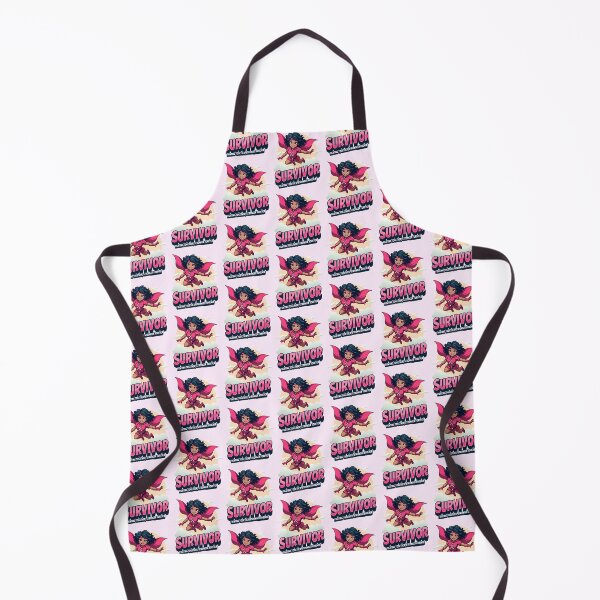 Item preview, Women Survivor Breast Cancer Awareness Superwomen Survivor designed and sold by PurpleLoveStore.