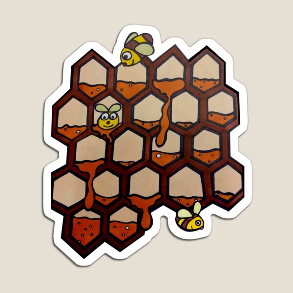 Item preview, Honeycombe Bee Tee designed and sold by Anne van Alkemade.
