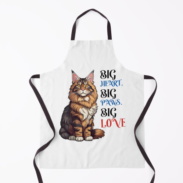 Item preview, Maine Coon Cat - Big Heart Big Paws Big Love designed and sold by Kspirit Designs.