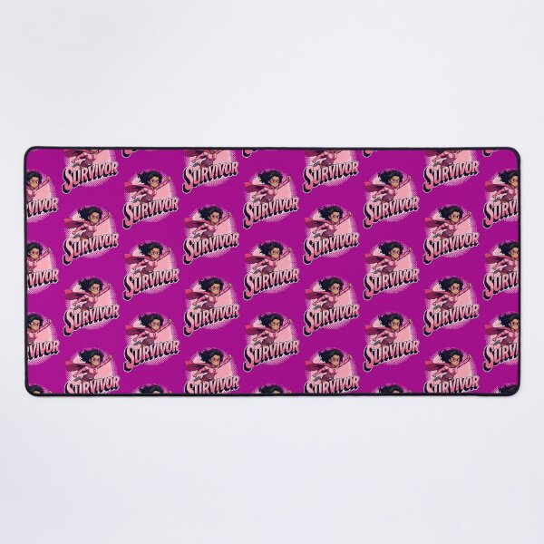 Item preview, Women Survivor Breast Cancer Awareness Superwomen Survivor designed and sold by PurpleLoveStore.