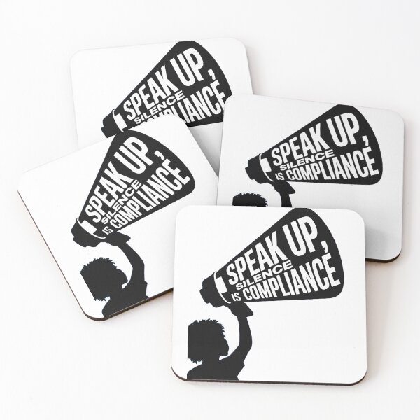 Item preview, Speak Up – Silence is Compliance designed and sold by Davideus.